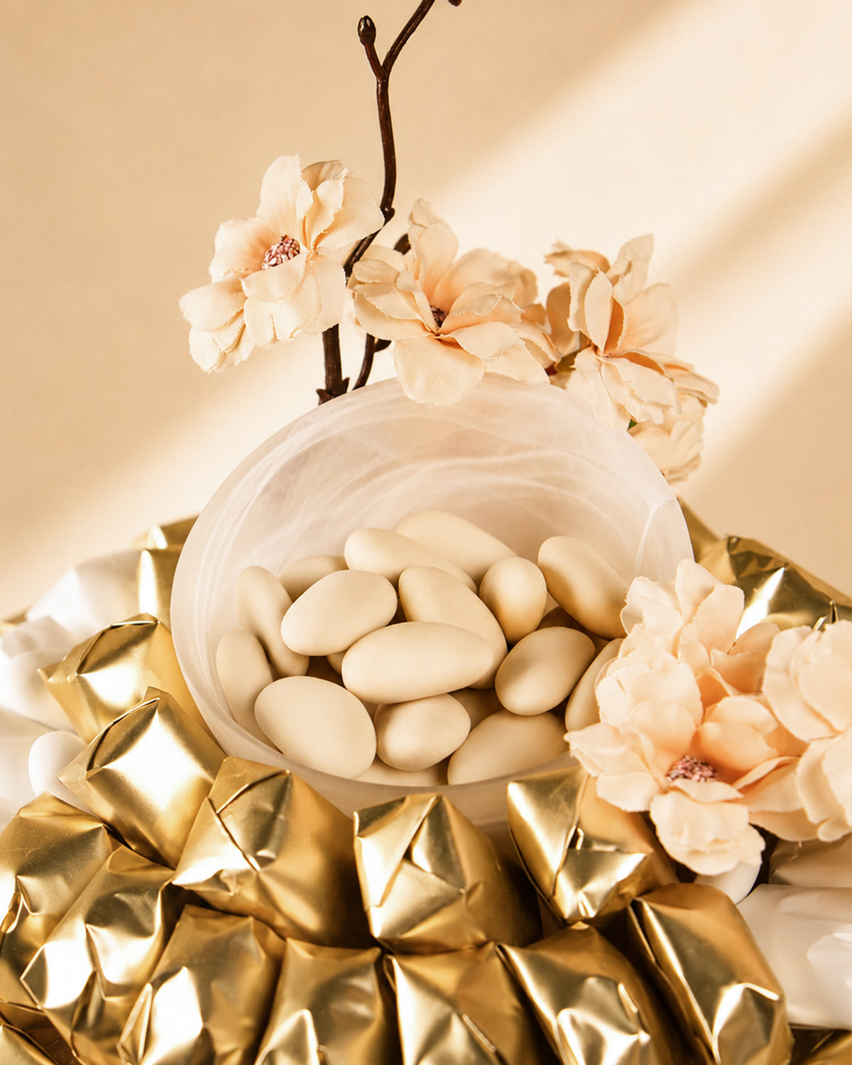 وعاء نحاسي عميق متوسط