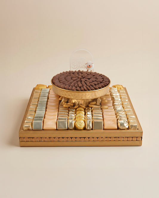 Square Gold Tray