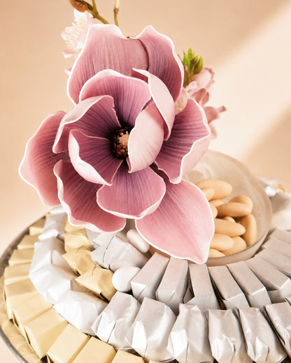 Medium Silver Aluminium Deep Bowl