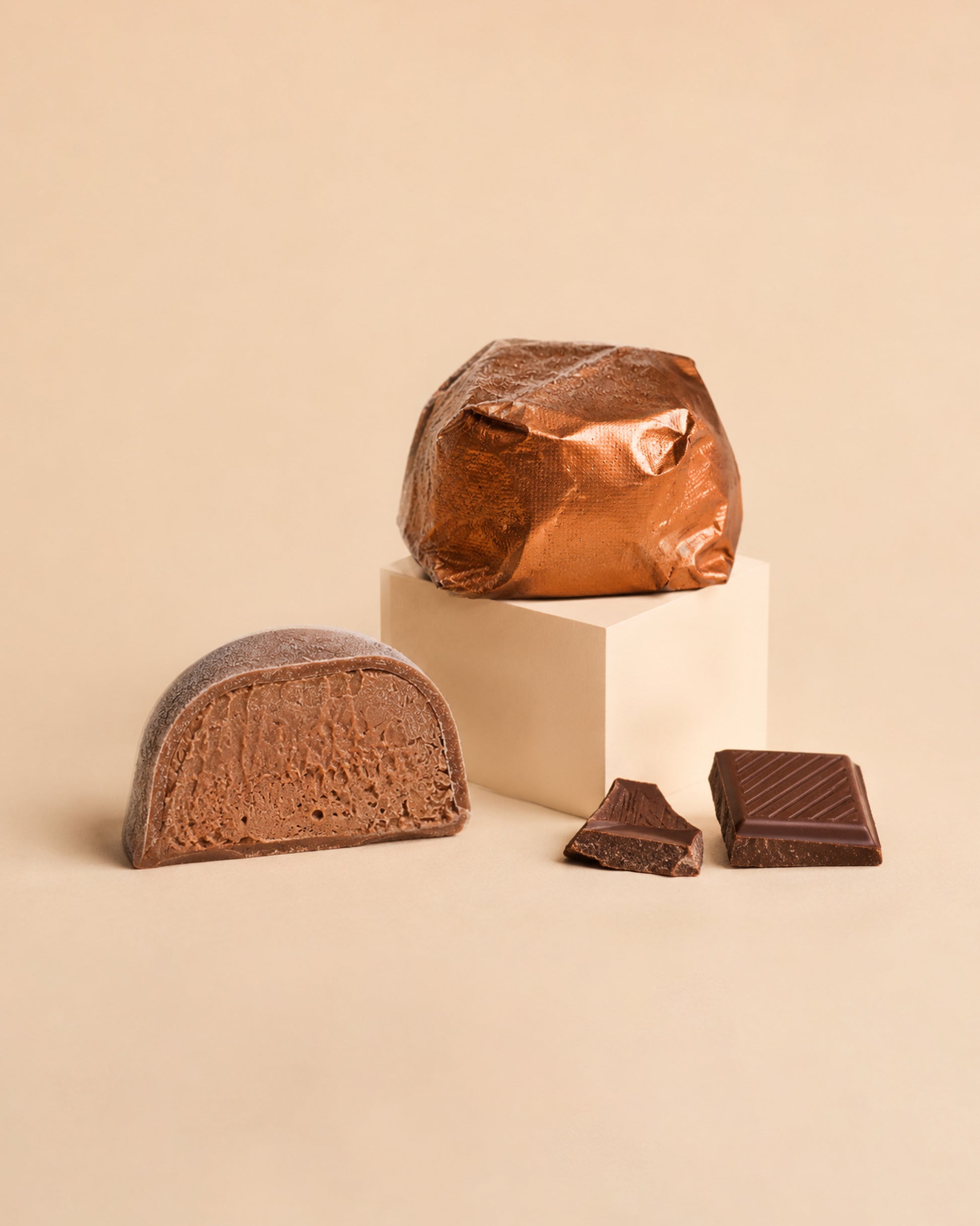 Ice Cream Box of 70 Pieces - 1 KG by Joy Chocolate — close-up